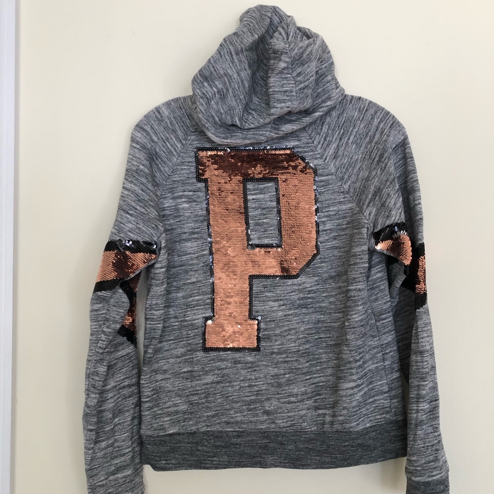 Victoria’s Secret Pink Vintage Sequin Hoodie